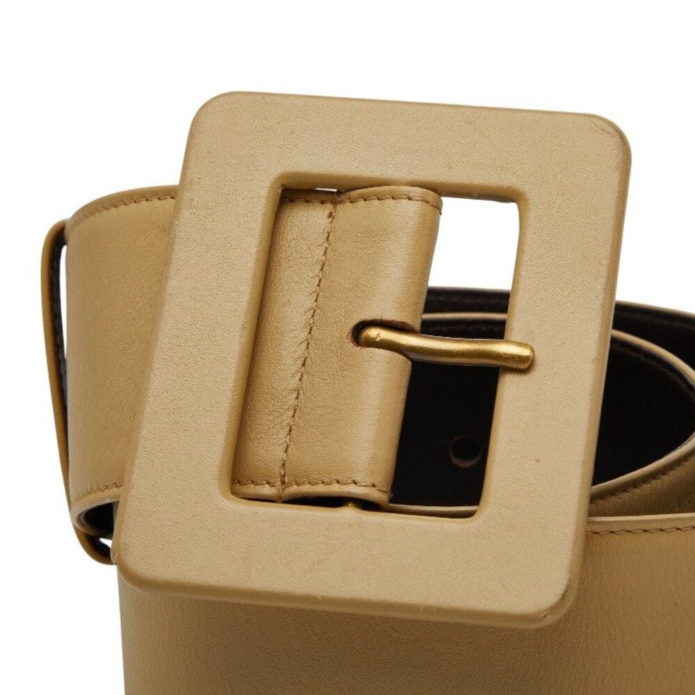 Saint Laurent Belt Size 80 32 Beige Leather - Picture 4 of 6